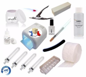 Kit  faux ongles MPKNAILS gel uv discount 4 (avec lampe UV) monophase