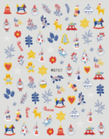 Stickers ongles - Noël
