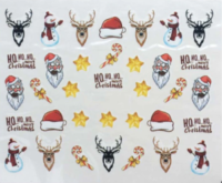 Stickers ongles Noël