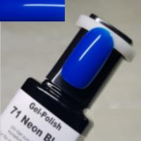 Gel Polish 71 neon bleu vernis semi permanent