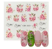 Stickers ongles rose